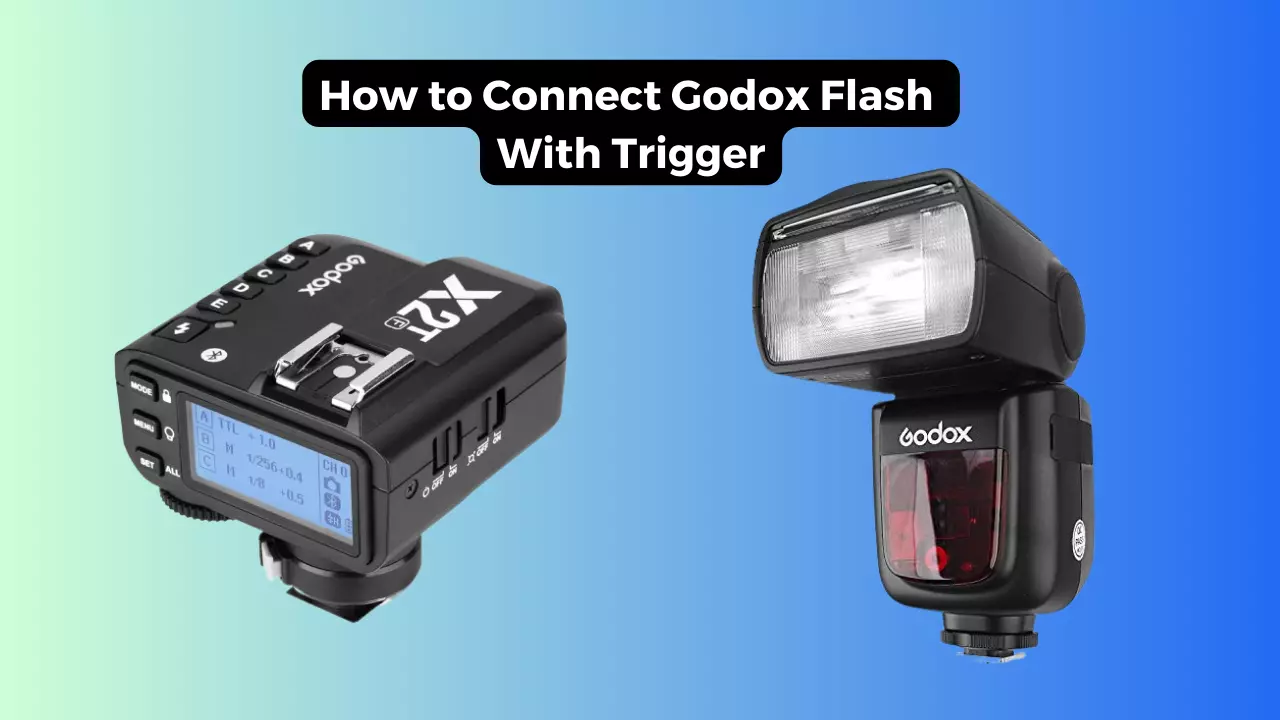 how to connect godox flash with trigger