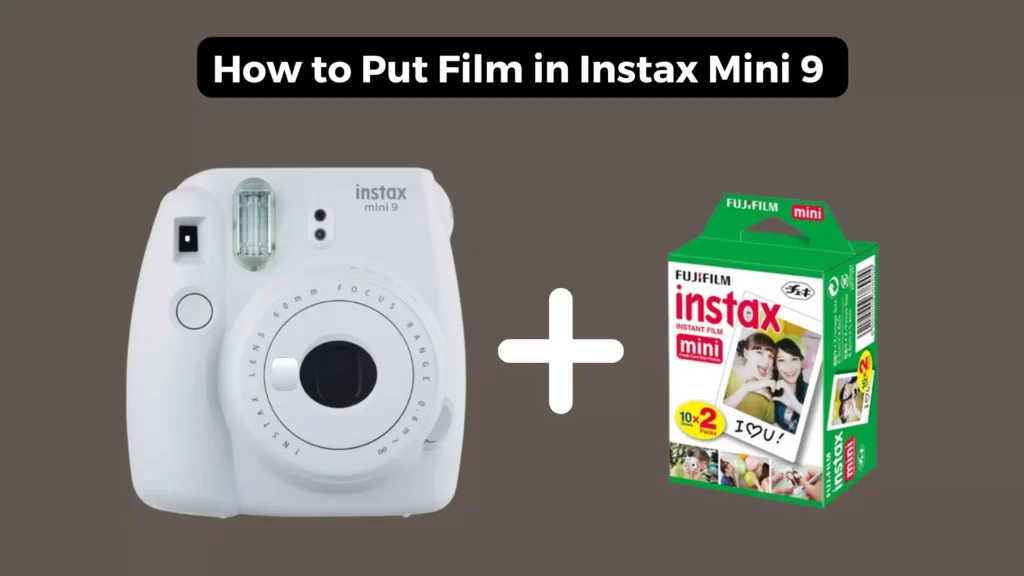 how to put film into instax mini 11