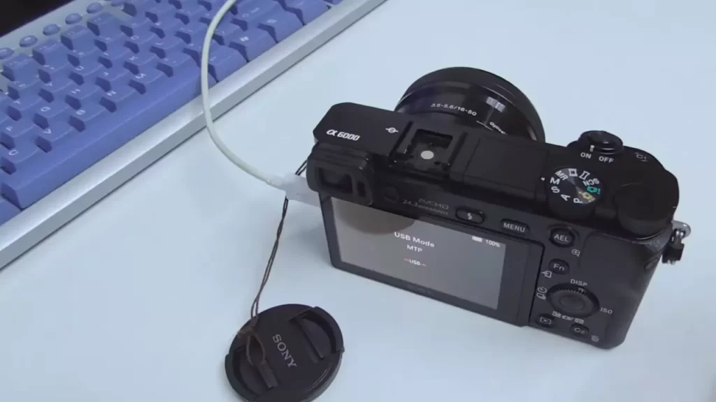 transfer photos from sony a6000 to iphone using usb