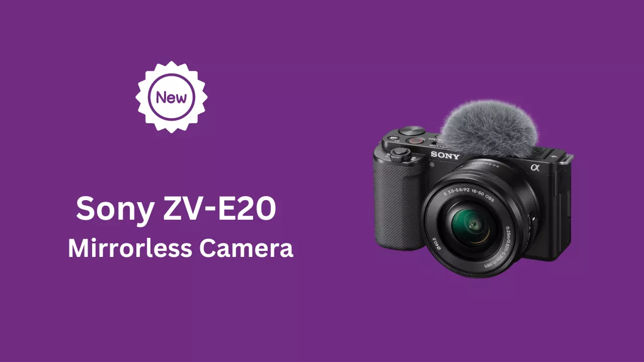 sony zv-e20 mirrorless camera